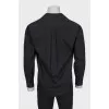 Men's straight black shirt
