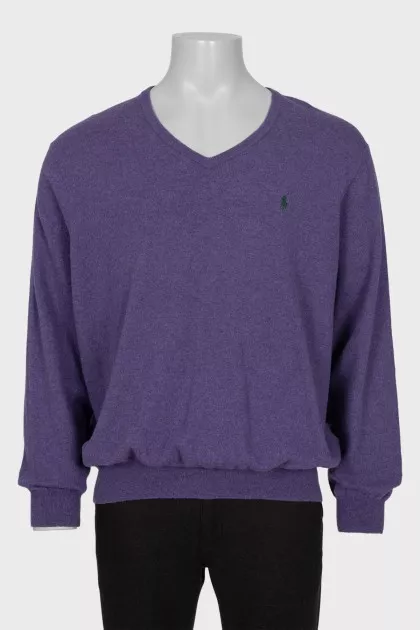 Men's merino wool pullover