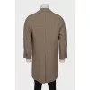 Men's coat with a small print