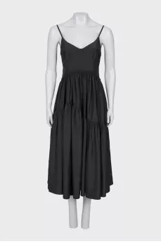 Black sundress with straps
