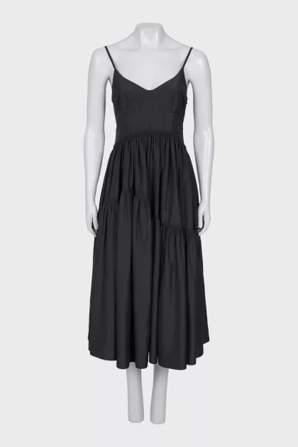 Black sundress with straps