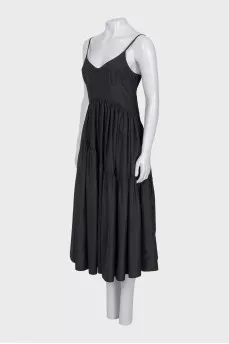 Black sundress with straps