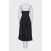 Black sundress with straps