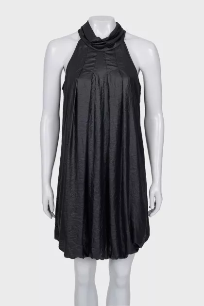Black dress with ties