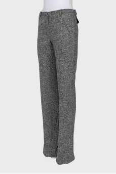 Винтажные серые брюки