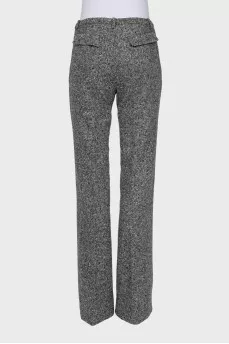Винтажные серые брюки