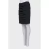 Black pleated skirt