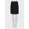 Black pleated skirt