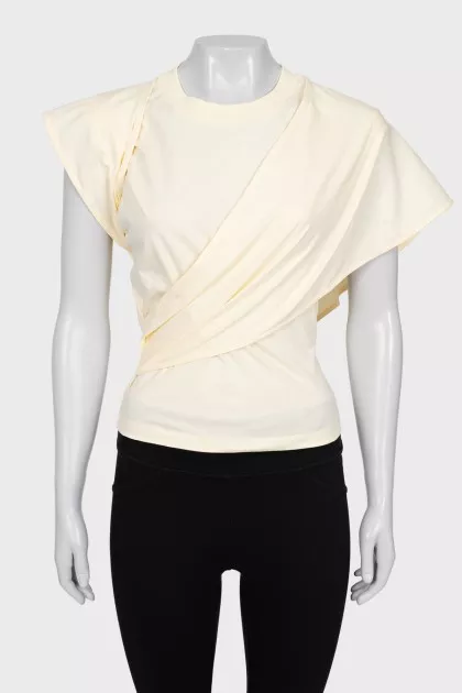 Yellow asymmetrical top