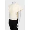Yellow asymmetrical top