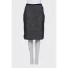 Silk skirt with tag