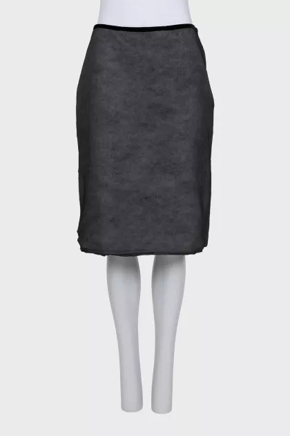 Silk skirt with tag