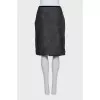 Silk skirt with tag