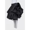 A full silk skirt with tulle
