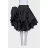 A full silk skirt with tulle