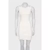White dress with a jacket