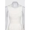 White dress with a jacket