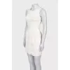 White dress with a jacket