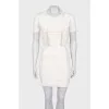 White dress with a jacket