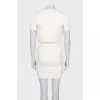 White dress with a jacket