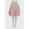 Full skirt with a zipper