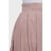 Full skirt with a zipper
