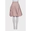 Full skirt with a zipper