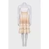 Beige tie-up sundress