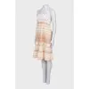 Beige tie-up sundress