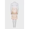 Beige tie-up sundress