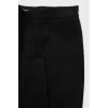 Straight-cut wool shorts