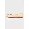Beige ballet shoes with pile