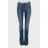 Blue skinny fit mid-rise jeans