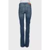 Blue skinny fit mid-rise jeans