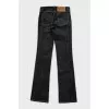 Flared jeans with contrast stitching
