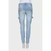 Skinny fit jeans with patch pockets