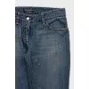 Flared jeans with a distressed effect