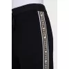 Drawstring sweatpants with print