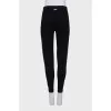 Drawstring sweatpants with print