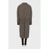 Oversized checkered coat