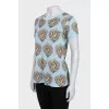 Blue T-shirt with print