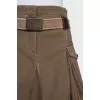 Skirt with a frill decorated with an eyelet
