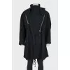 Men's oversized coat with tag