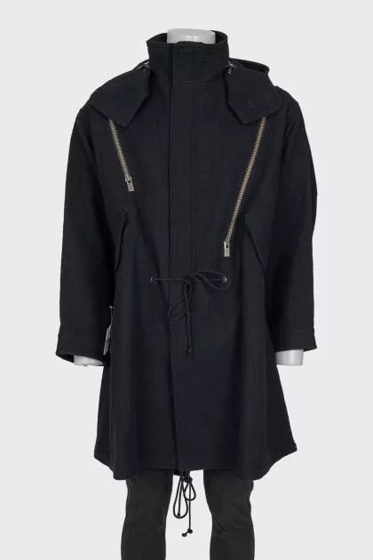 Men's oversized coat with tag