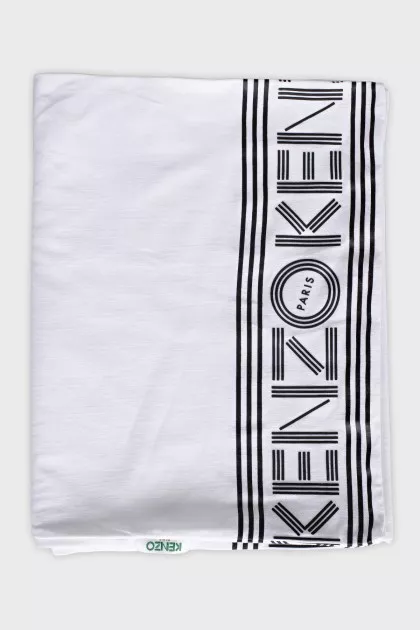 Scarf with brand logo