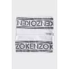 Scarf with brand logo