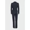 Blue striped suit