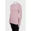 Jumper with accent buttons