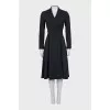 Black wrap dress
