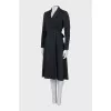 Black wrap dress